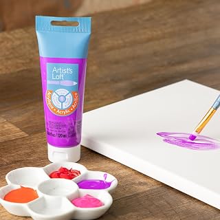 Artist's Loft Acrylic Paint, 4oz. - Academic level 1, Neon Violet