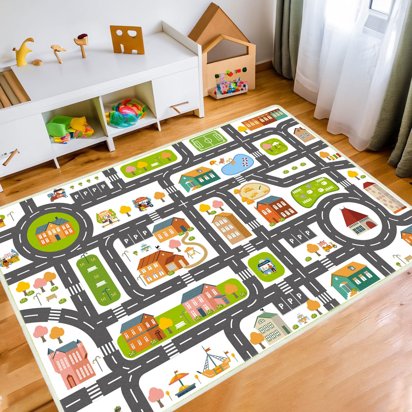 Amazon.com: Xuzrdaa Kids Rug 31.5 in x 47 Kids Play Mat for