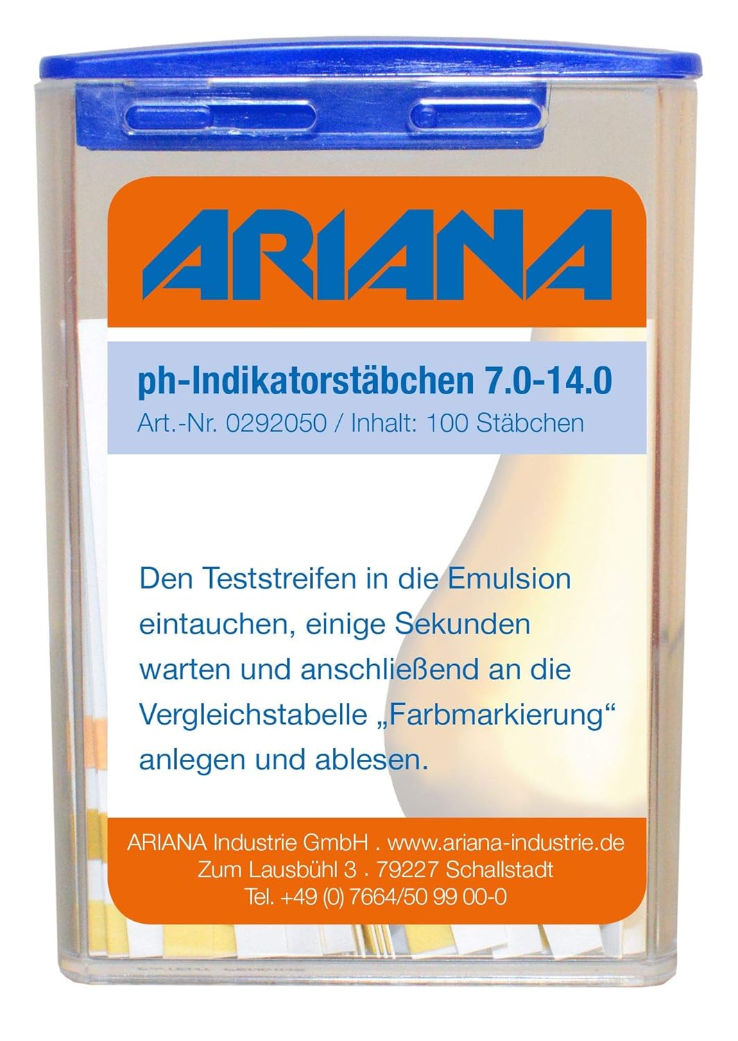 Ariana – PH Replacement Test Strips 100 Pieces