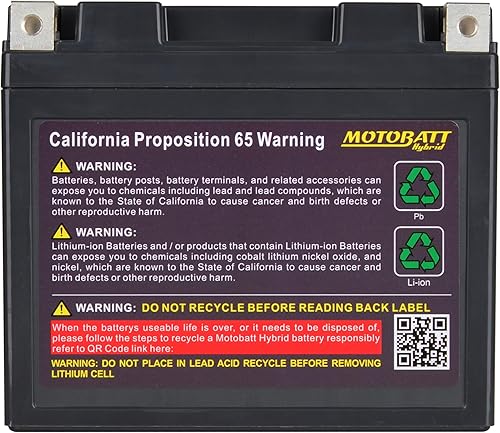 Miniatura 4 de Motobatt MBHX16 HYBRID AGMLifeP04 activado en fábrica