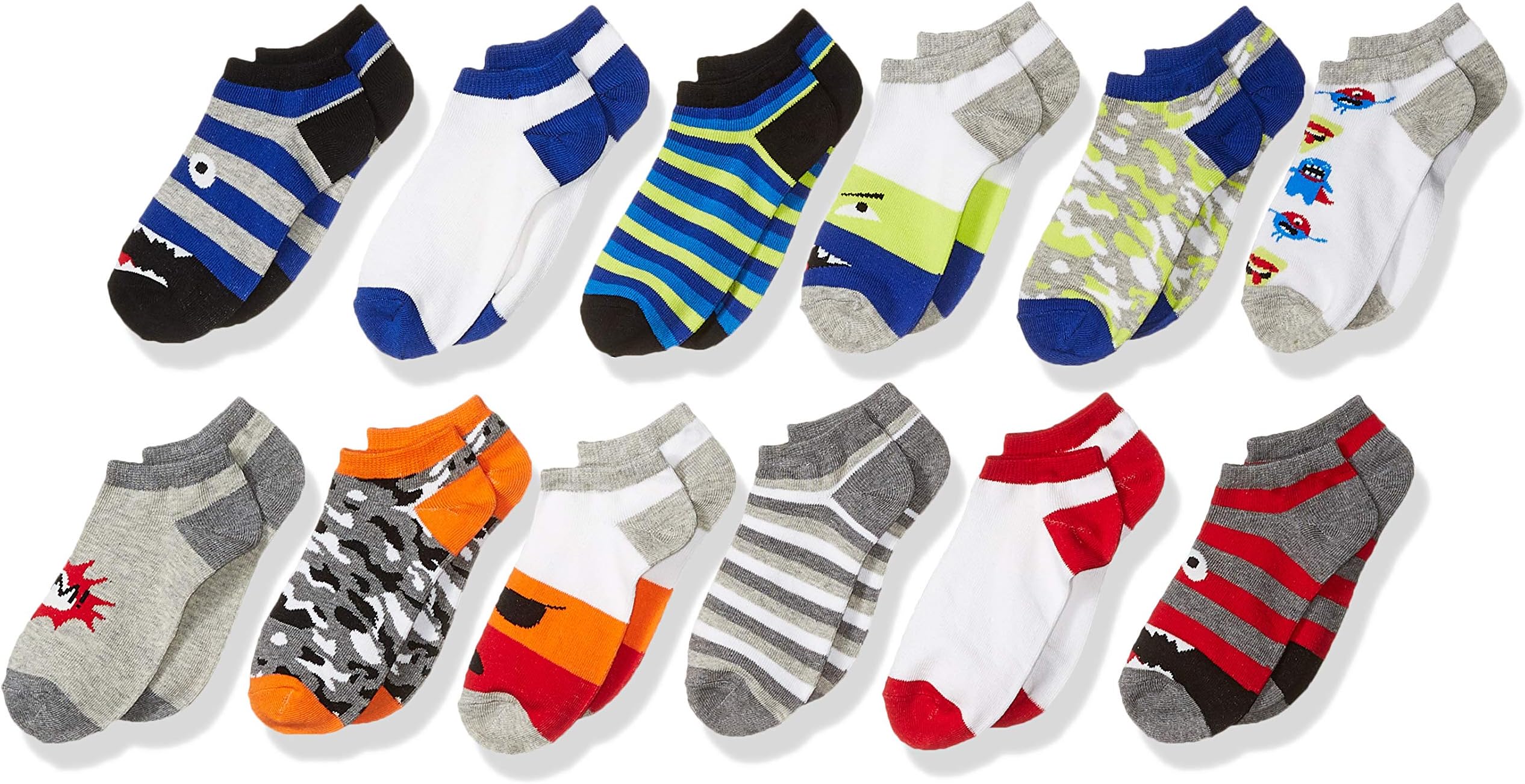 Spotted ZebraBoys' Cotton Ankle Socks