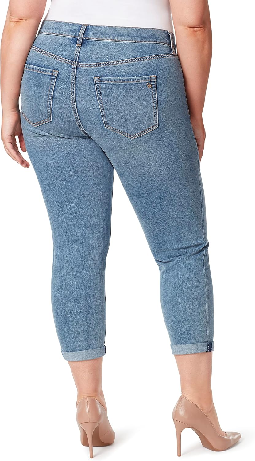 Jessica Simpson Womens Mika Best Friend Relaxed Fit Jean Plus - Image 2
