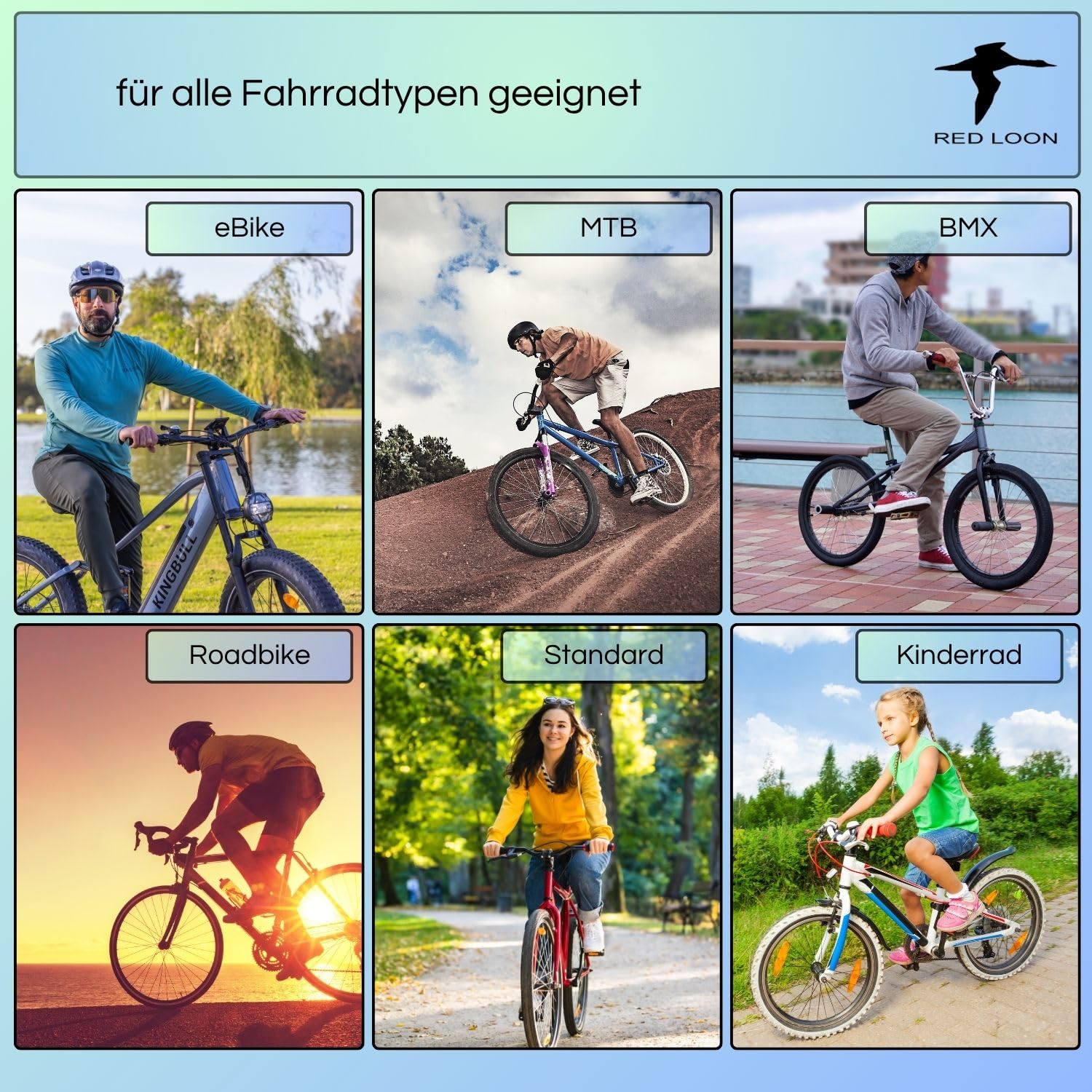 Red Loon Wand Fahrradhalter - Fahrrad Wandhalterung - Fahrradständer - Fahrradhaken Fahrradhalterung - für Garage Indoor-Fahrradaufbewahrung