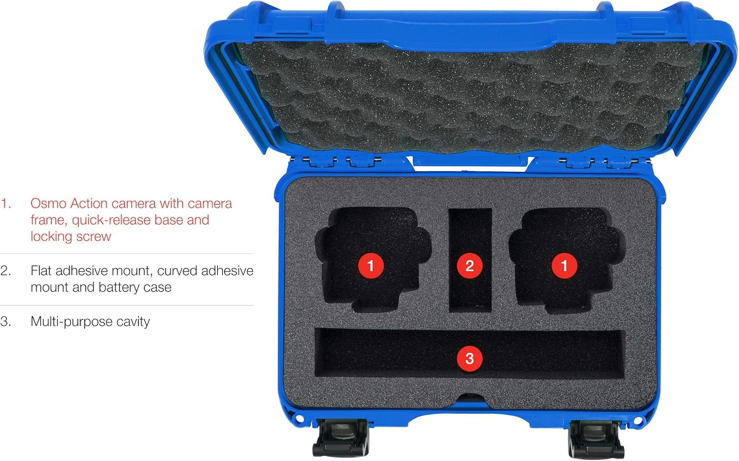 Black Friday - 40% OFF Nanuk 909 Waterproof Hard Case with Foam Insert for DJI Osmo Action Camera - Orange