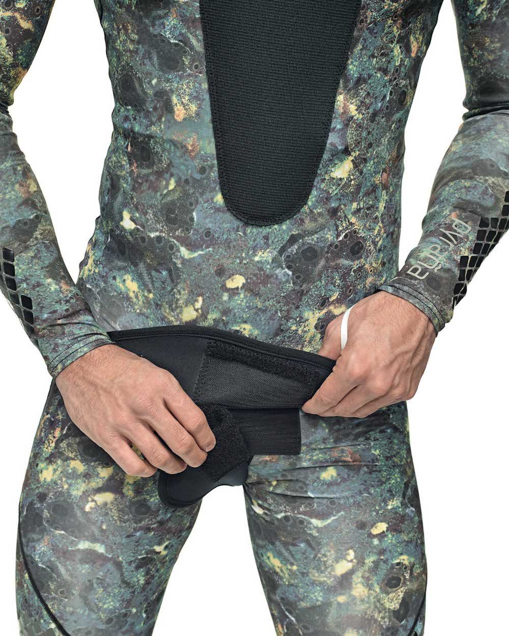 Seac Piraña, Copri Muta Mimetico in Lycra, Due Pezzi Camo