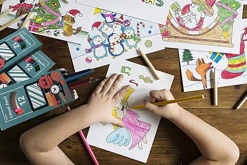 Miniatura 5 de Lápices de colores a granel, 30 paquetes de 12 unidades, preafilados, 360 lápices de colores para niños