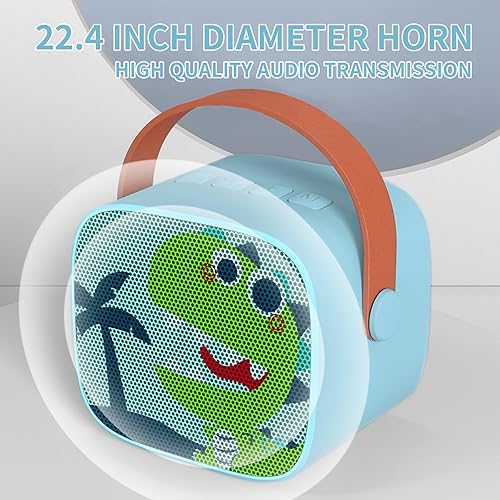 Miniatura 4 de Mini máquina de karaoke para niños, altavoz Bluetooth portátil con micrófono inalámbrico, juguetes de reproductor de música para niños para niñas y