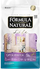 Fórmula Natural Life Ração Seca Para Gatos Adultos Sabor Frango e Salmão 7Kg