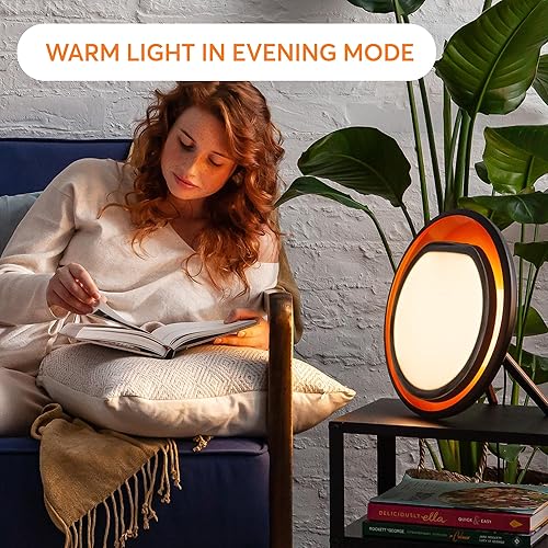 Miniatura 4 de Lumie Halo  Lámpara de terapia de luz de 10,000 Lux para alivio de la blues de invierno, impulso del estado de ánimo y energía  Brillo ajustable y