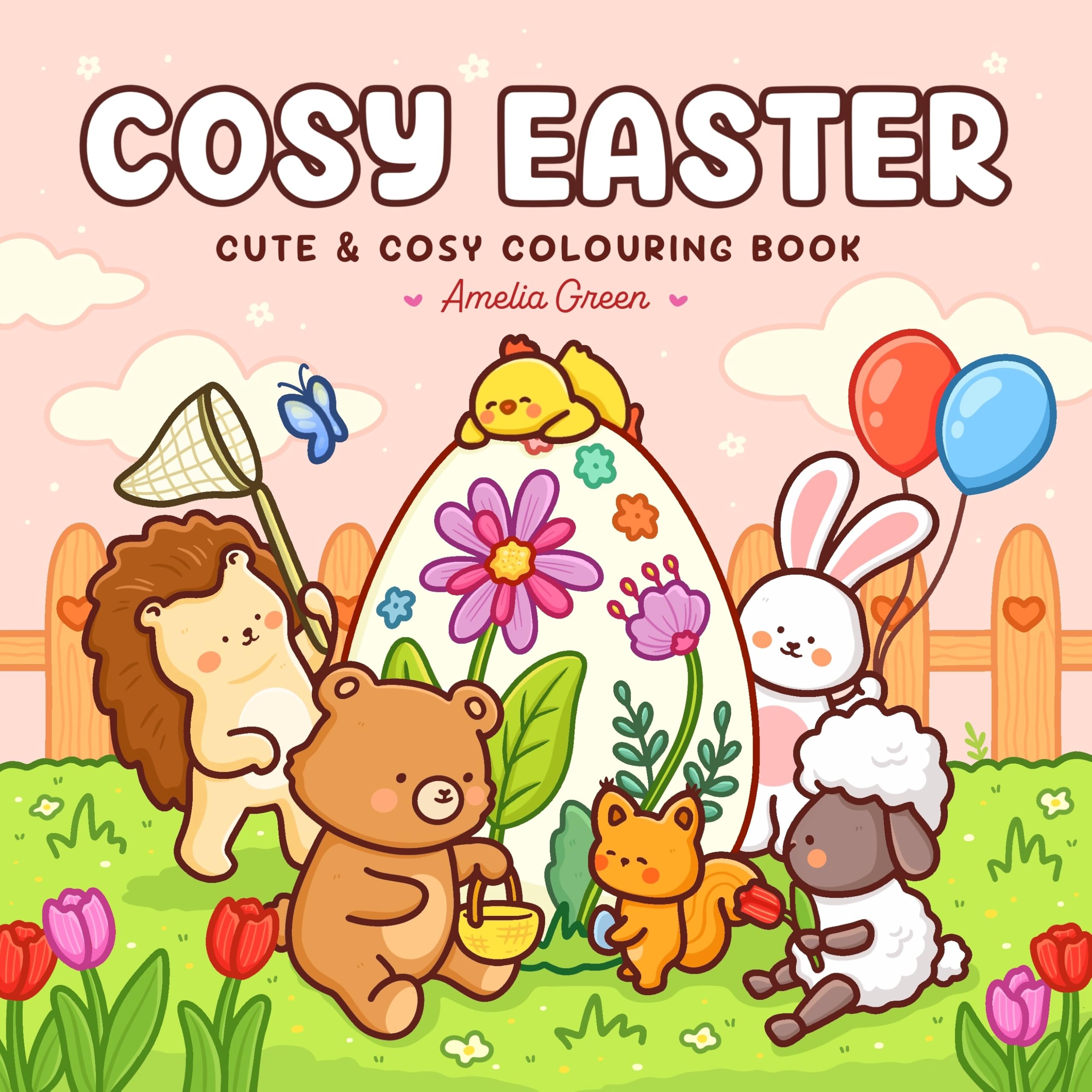 Cosy Easter: Cute & cosy colouring book