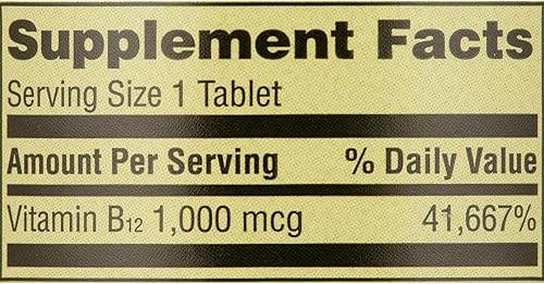 Miniatura 6 de Spring Valley B12 1000 mcg-metilcobalamina liberación temporizada 60 tabletas, (1) Set con estuche Fusion Shop Store Week (1)