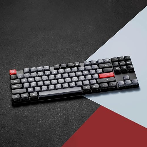 Miniatura 6 de Keychron K1 Pro TKL Layout Ultra-Slim QMKVIA Teclado mecánico inalámbrico con cable USB Bluetooth personalizado con interruptor rojo Gateron de