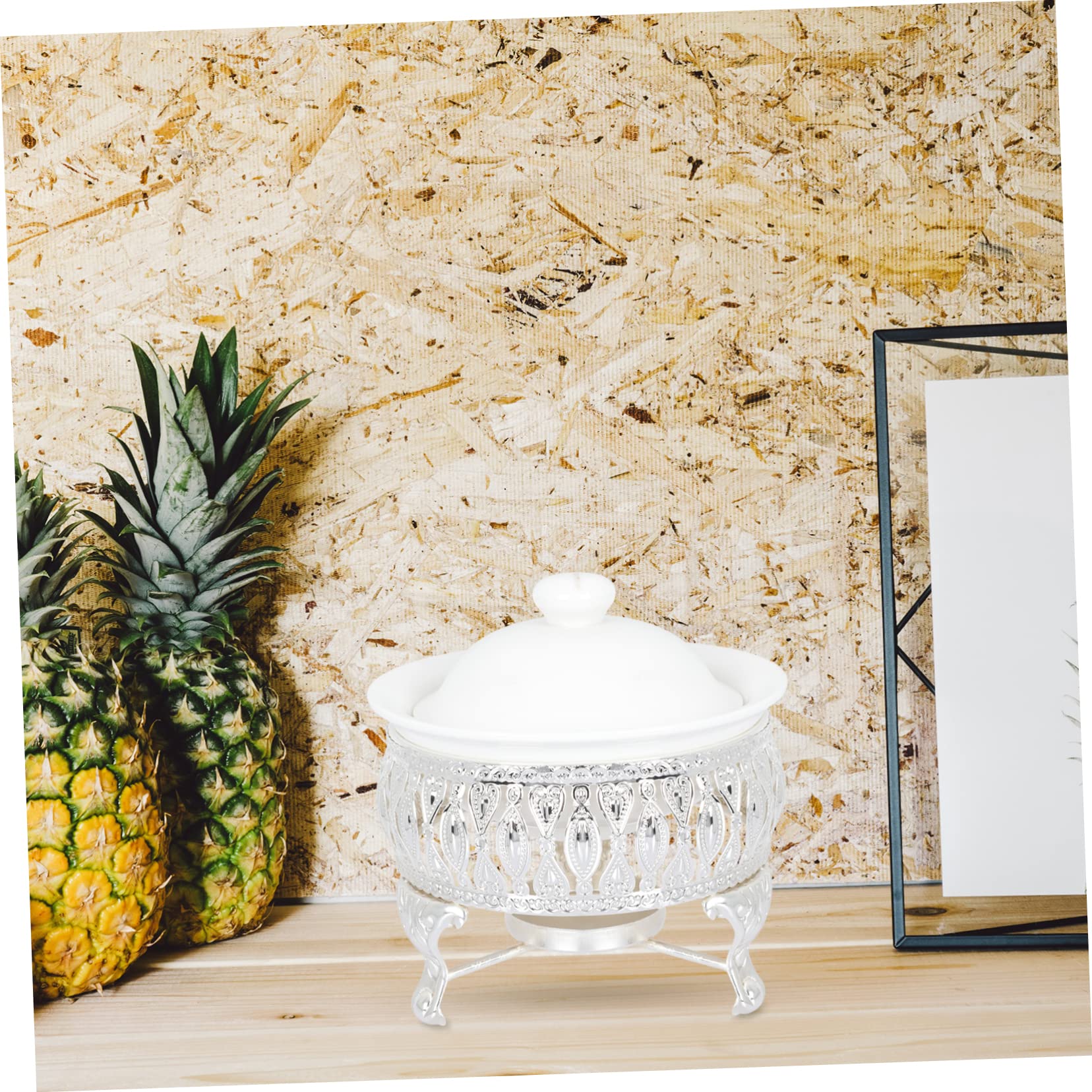 GRIRIW Teapot Warmer Rack Candle Teapot Holder Non-Slip Base Stylish Safe Tea Heater