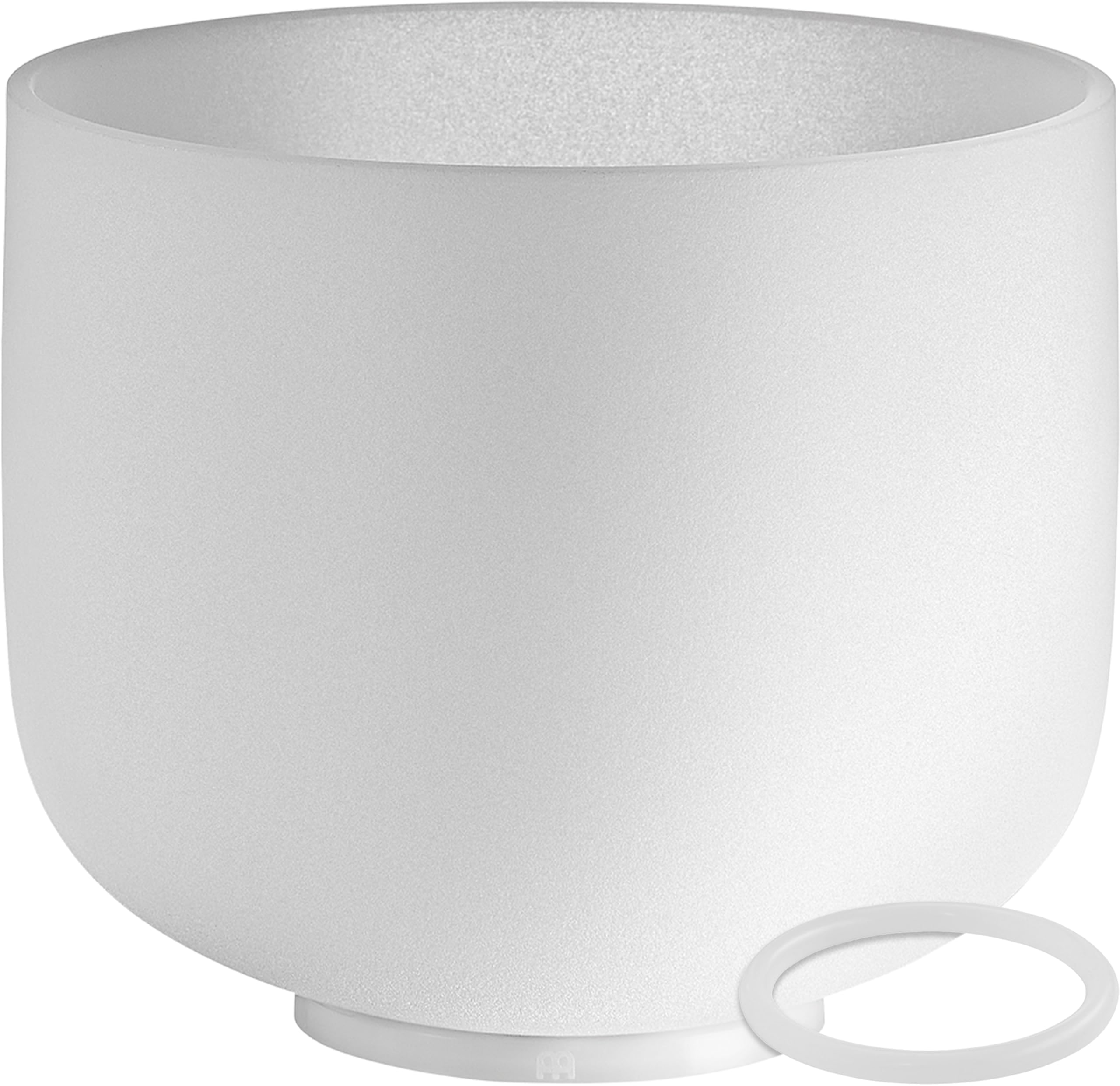 Sonic Energy Bols chantants Crystal – 8’’ Chakra du coeur – fréquence 432 Hz, note Fa4 – Pour la méditation, le yoga, la musicothérapie – support en silicone inclus (CSB8F)