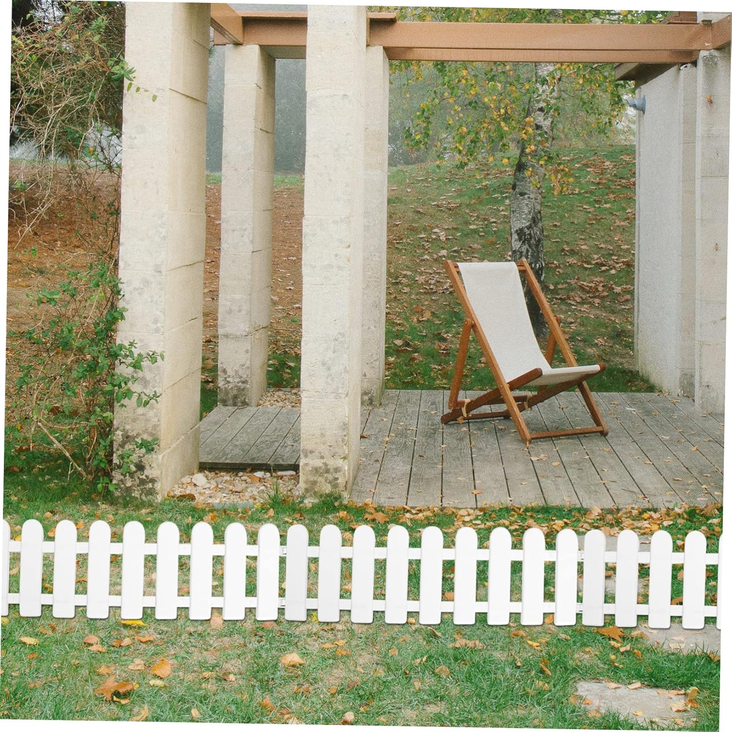 8pcs Decorative Fence Garden Enclosure Patio Fence Panels Outside Decor