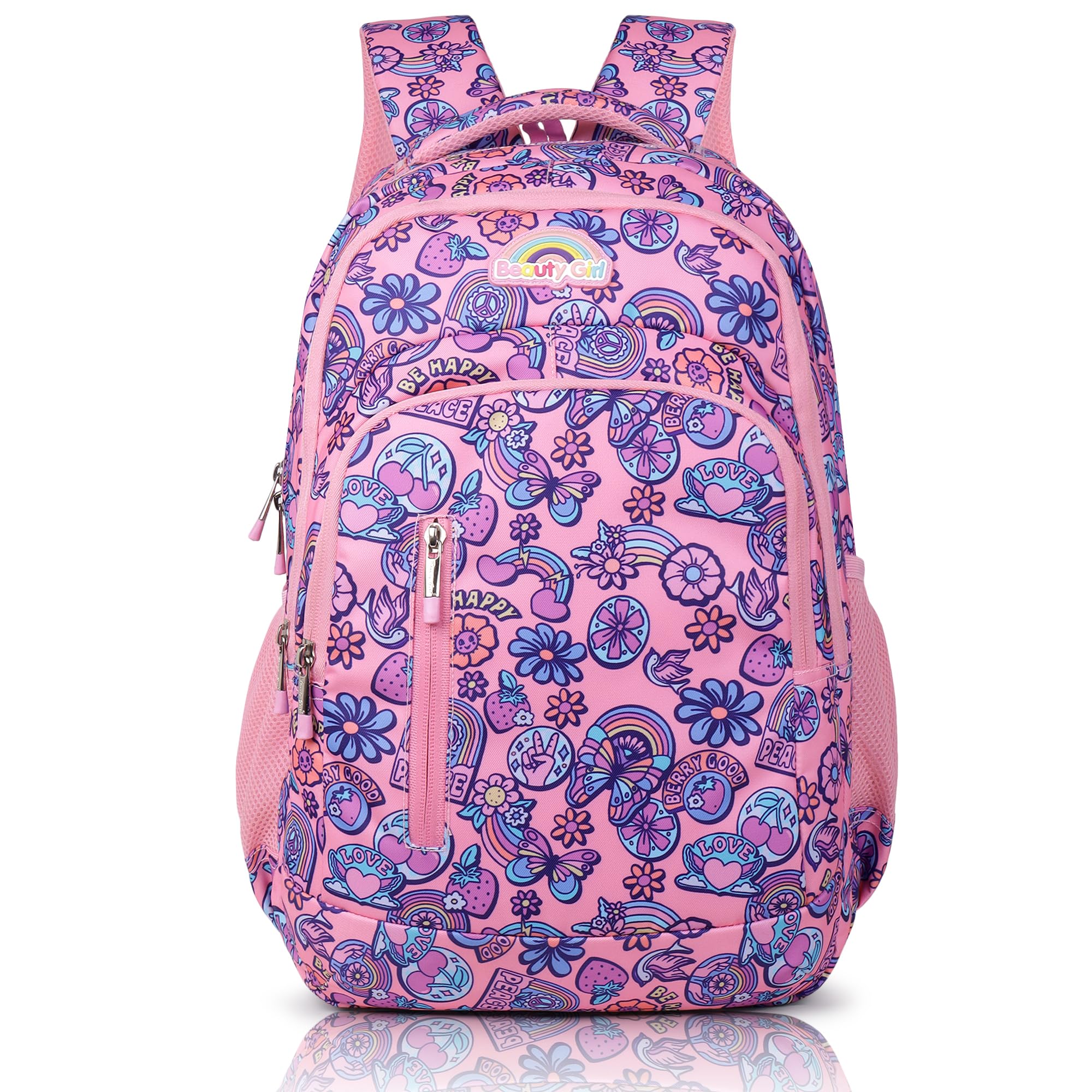 beauty girls BY HOTSHOT |SCHOOL BAG|TUTION BAG|COLLEGE BACKPACK|FOR GIRLS & WOMEN|18 INCH|32 L WATER RESISTANT |SCHOOL BAG FOR GIRLS-picture-29