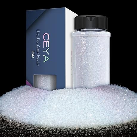Ceya Glitter - 3.5oz/ 100g Ultra Fine Nail Glitter Powder for Epoxy Resin