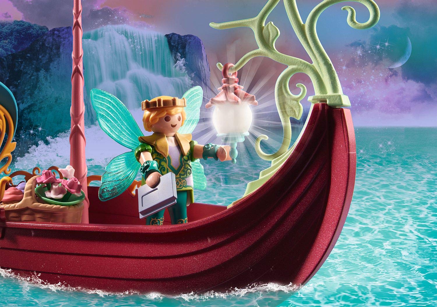 PLAYMOBIL Fairies 70659 romantyczna łódź wróżki, od 4 lat