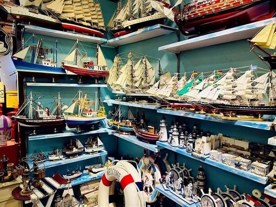 LEDライト付き　船の模型 壁掛け　ハンドメイド 936-126w-top-test-02.jpg