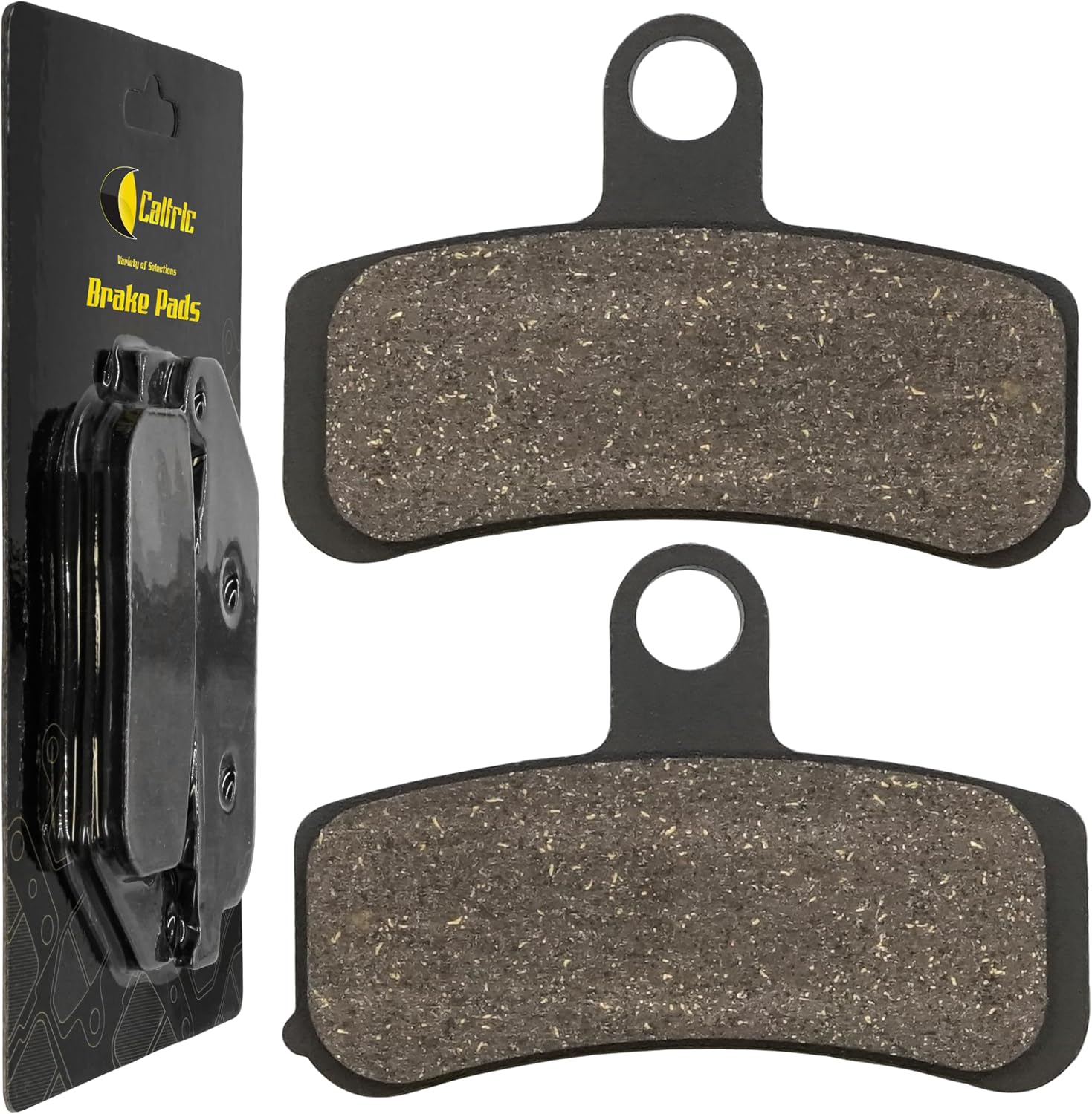 Caltric Front Brake Pads Compatible with Harley Davidson Flstf Fat Boy 2008 2009 2010 2011 2012 2013 2014