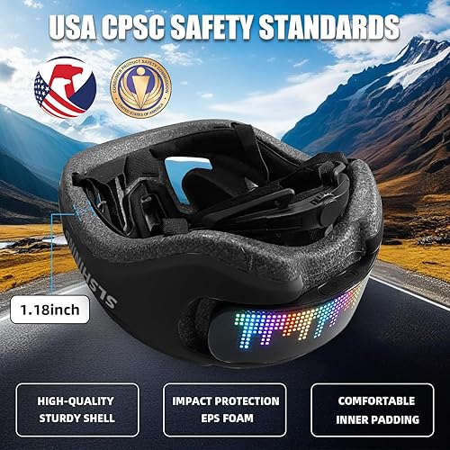 Miniatura 2 de Smart Bike Helmet with Light Bicycle Helmets for Adult Teens for Mountain & Road Cycling Electric Scooter Skateboard Skating