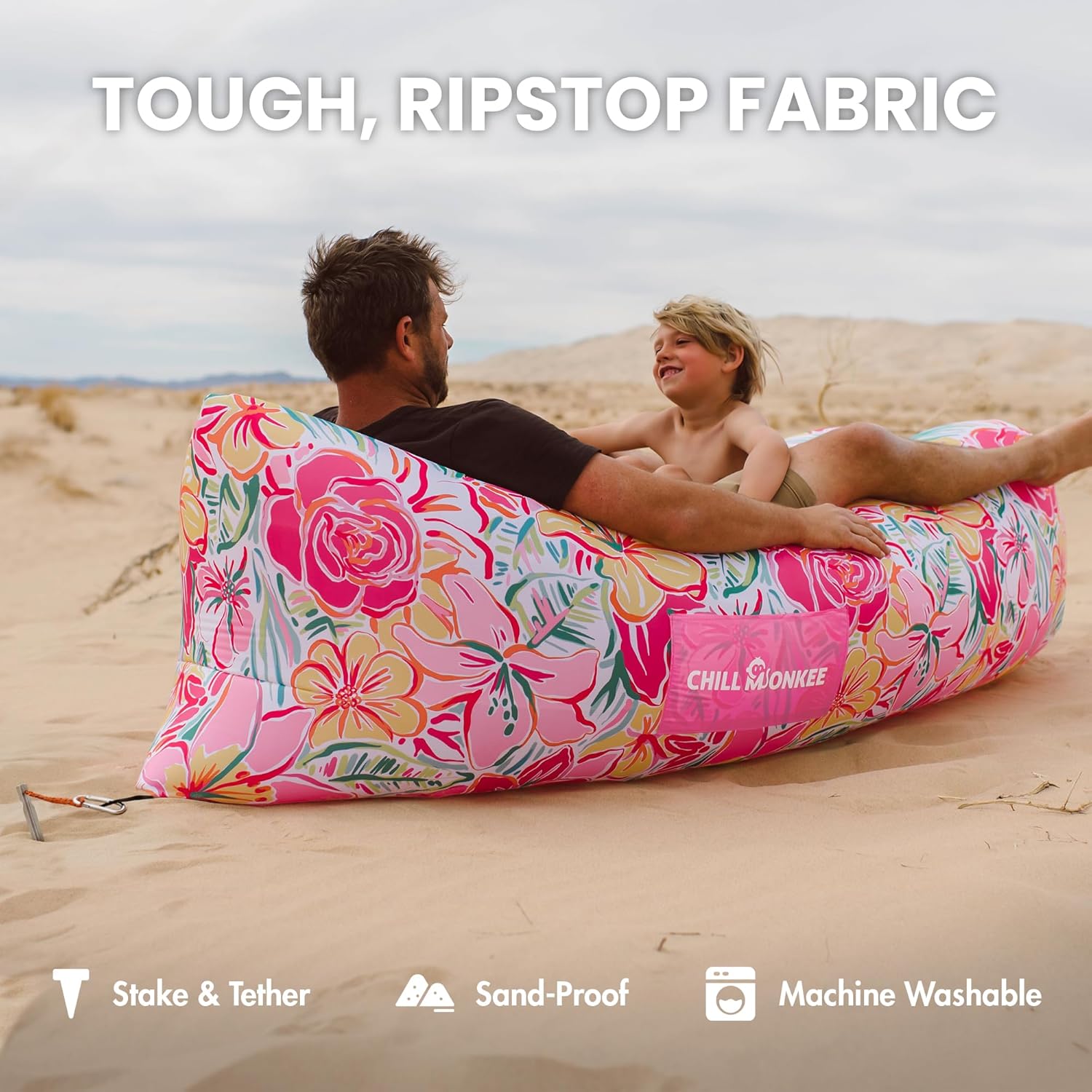 Portable Inflatable Lounger for Beach & Camping – Self-Inflating Air Couch, Beach Sofa, and Outdoor Lounge Chair for Relaxation and Comfort
