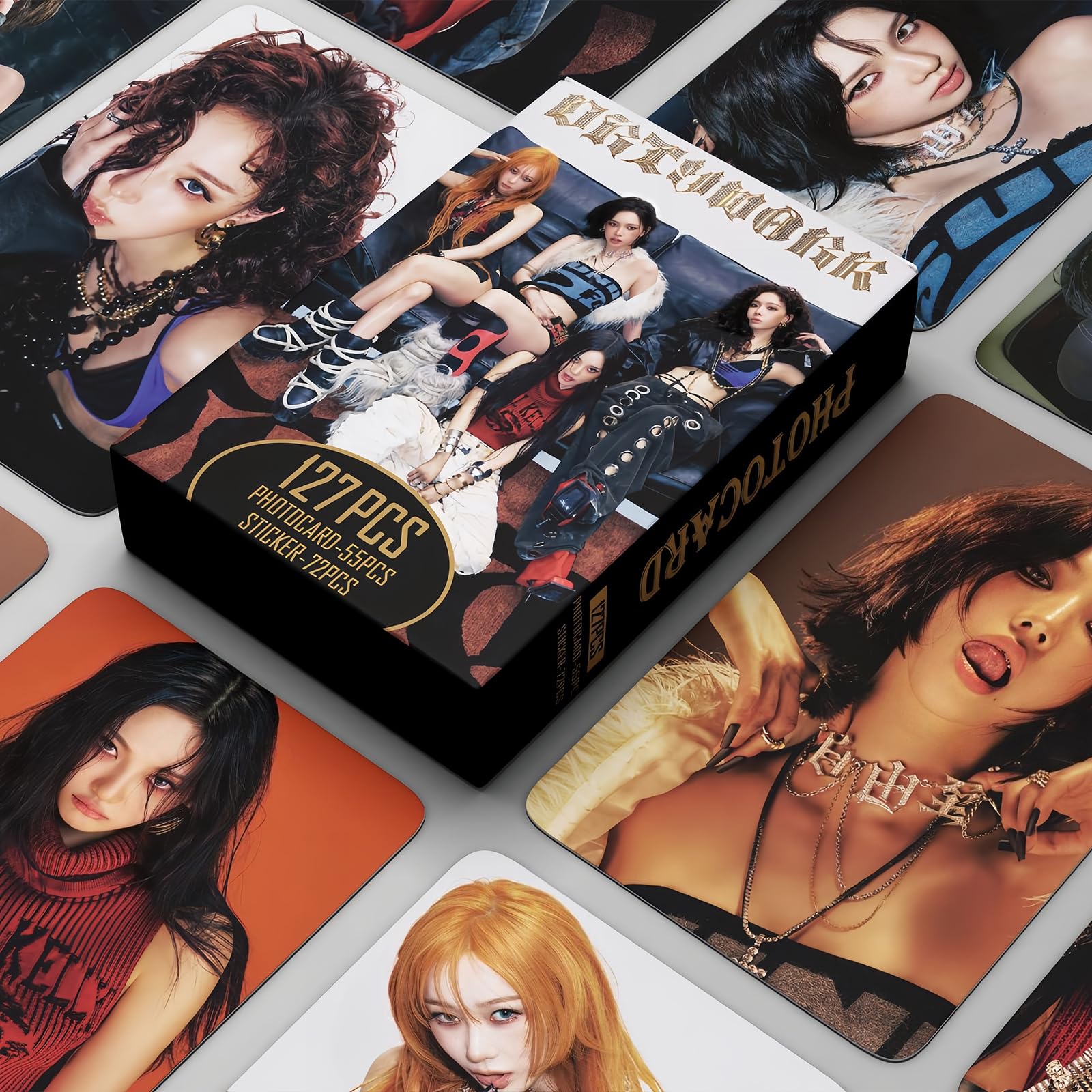 Aespa Photocards KPOP Aespa Dirty Work Album Photocards 55PCS KPOP