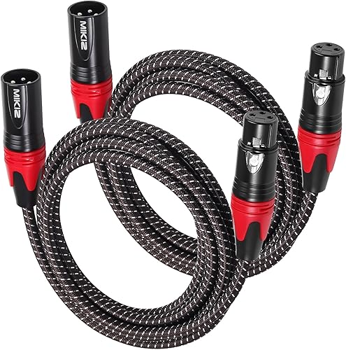 Miniatura 7 de XLR hembra a 14 TRS Cable de micrófono adaptador con mangas trenzadas de 10 pies