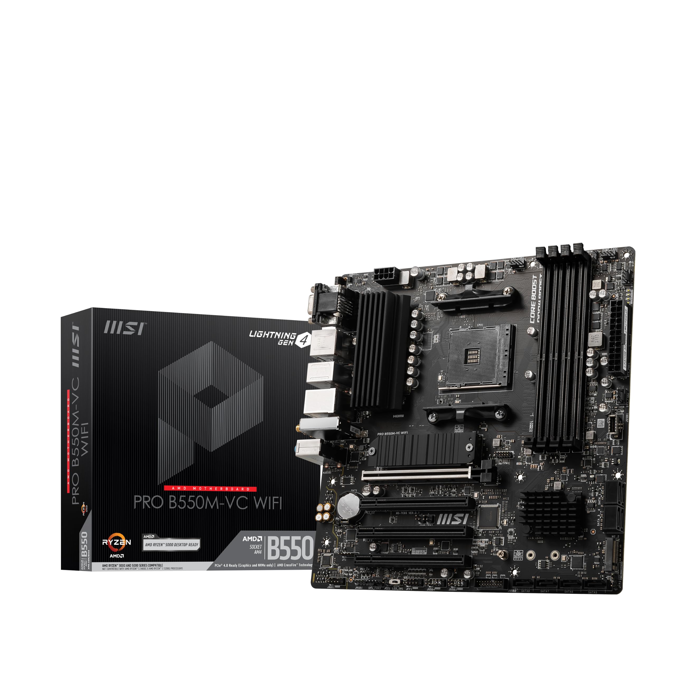 Amazon.com: MSI PRO B550M-VC WiFi ProSeries Motherboard (AMD Ryzen