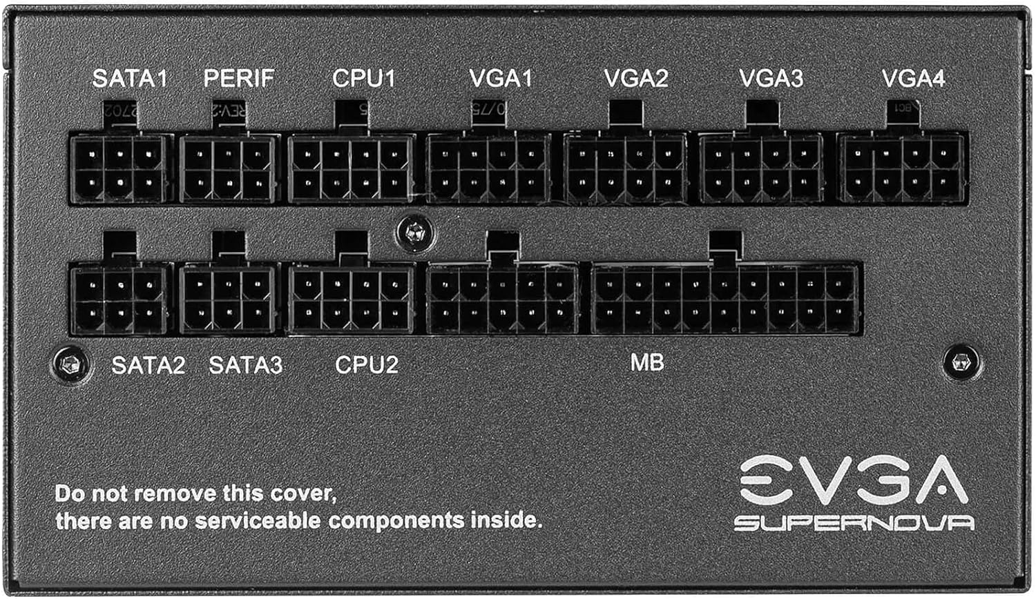 EVGA Supernova 1000 P5, 80 Plus Platinum 1000W, Fully Modular, Eco Mode with FDB Fan, 10 Year Warranty, Includes Power ON Self Tester, Compact 150mm Size, Power Supply 220-P5-1000-X1