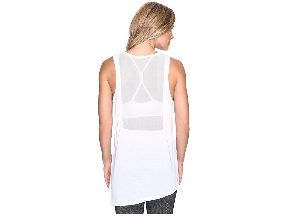 

Nike Breathe Training Tank (White/Black) Women's Sleeveless