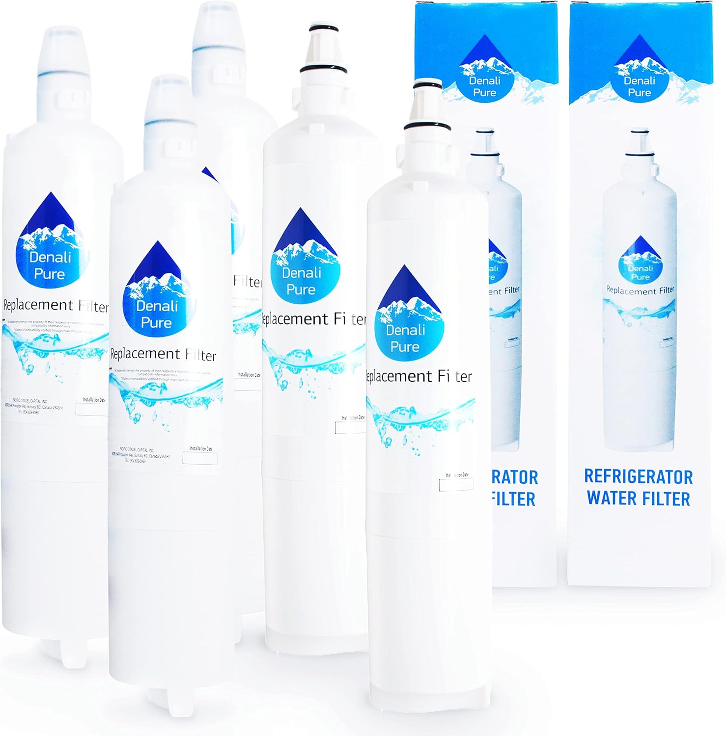 5Pack Replacement for LG LRSC26944TT Refrigerator Water Filter Compatible with LG