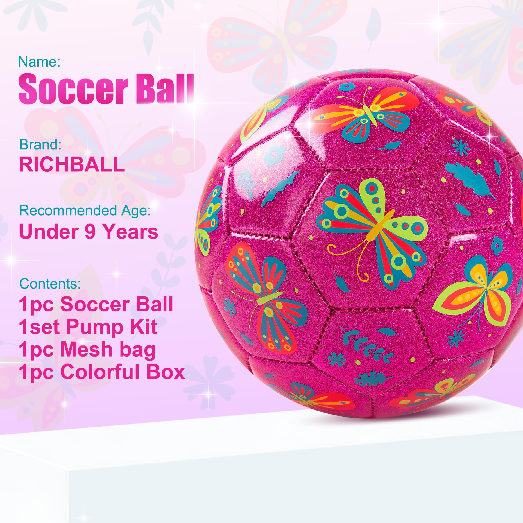 Richball Kleinkinder-Fußball, Fußball für Kinder im Alter von 3–5 Jahren