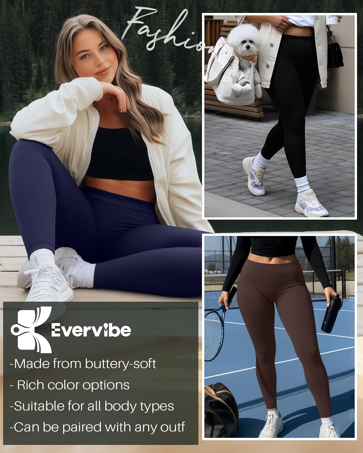 3 Pack Women's Plus Size Leggings High Waisted Stretchy Yoga Pants Workout Running Soft Leggings - Image 4