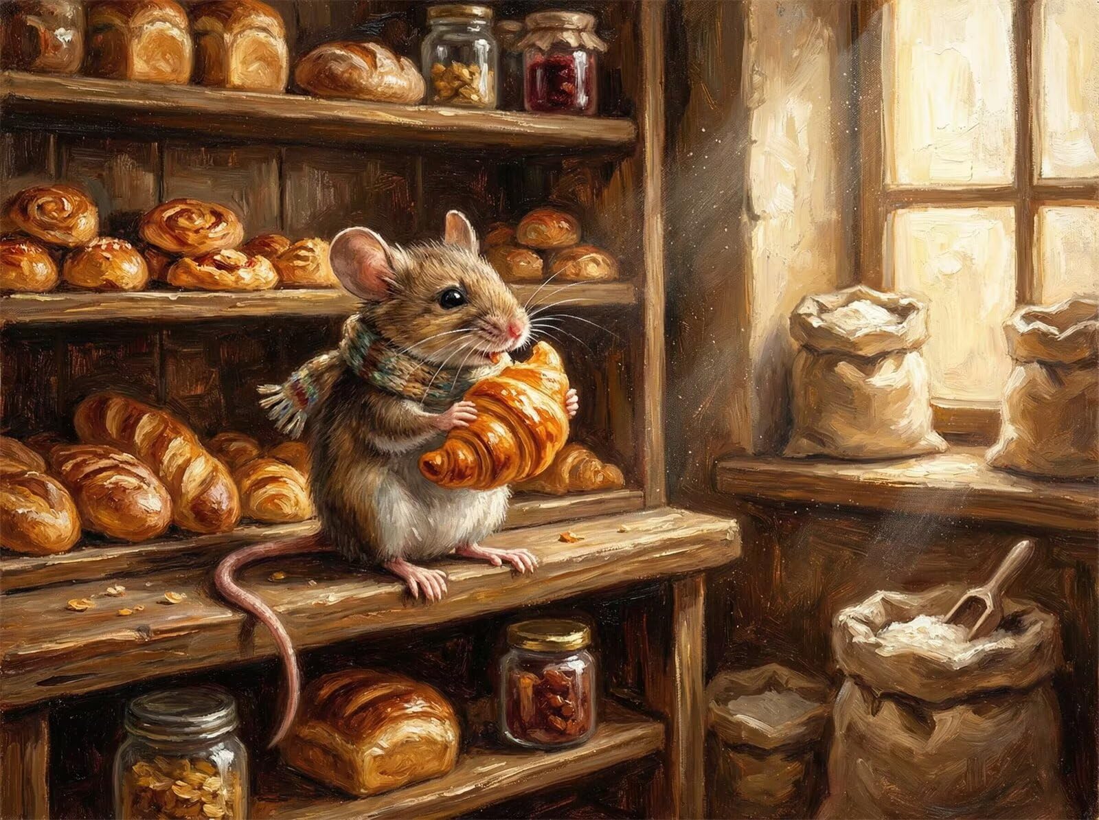 Puzzle 4000 Piezas Adultos Rata de panadería, Rompecabezas Adultos Dificil 141x87cm, Estimula la Concentración y Antiestrés, Juego de Habilidad para Toda la Familia