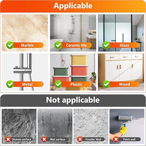 Miniatura 4 de RIAKH 27 pies  Paquete de 4 cintas fuertes de doble cara resistente  Cinta de montaje XXL transparente de doble cara, cinta extraíble multiusos de