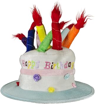 Amazon.com: LED Happy Birthday Cake Hat 