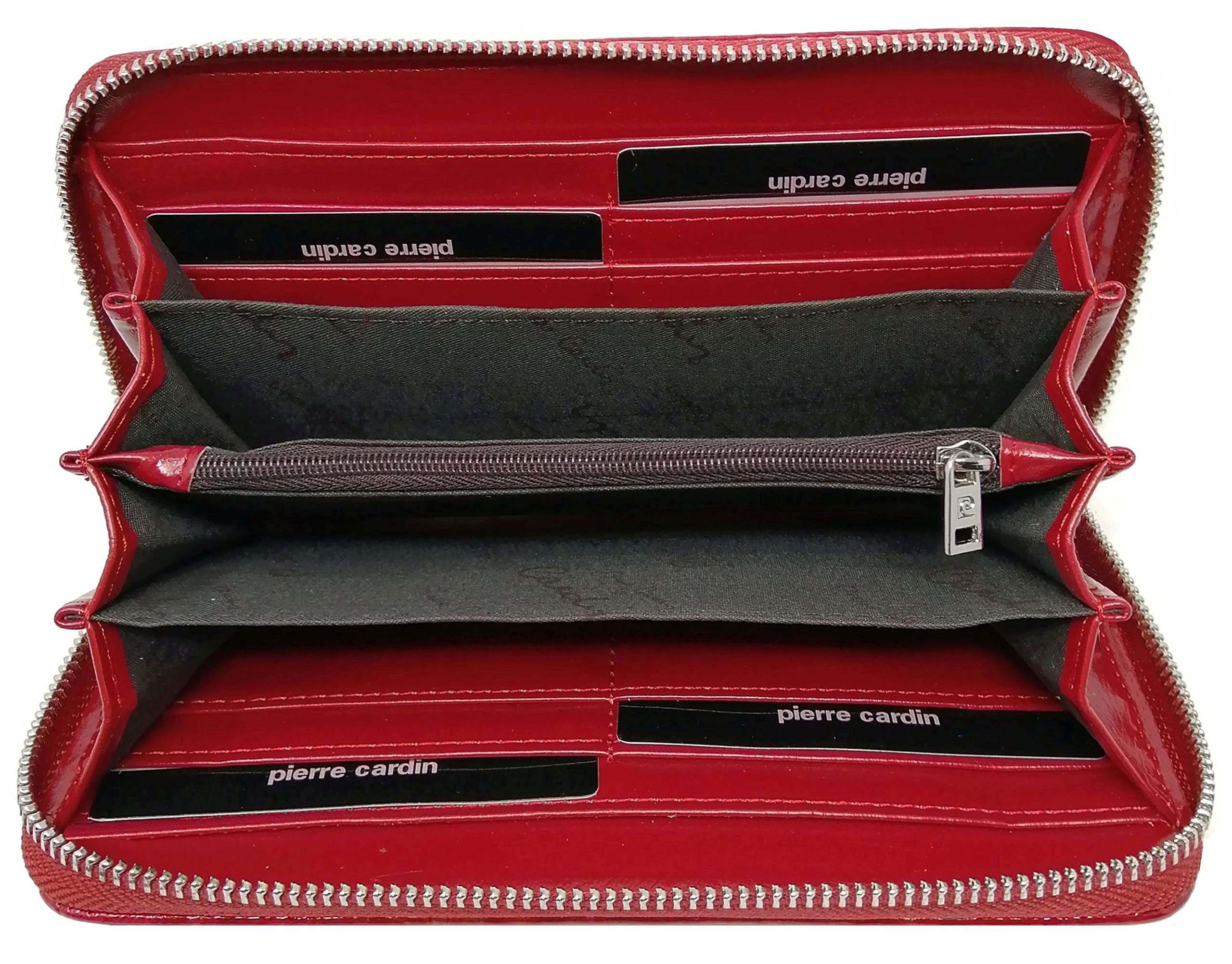 Cartera de Mujer PIERRE CARDIN, Hermoso, Grande, Espacioso, Cuero sintético, Regalo, Billetera con Monedero, Porta Billetes, Billetera niña, Cuero