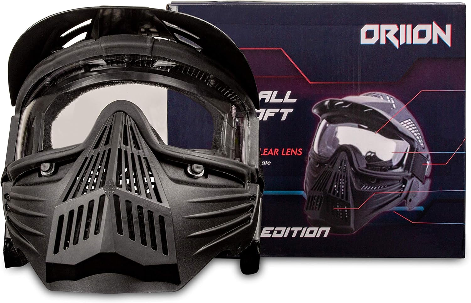 ORIION Thermal Paintball Mask | Anti Fog Paintball Mask with Full Cover | Airsoft Mask Full Face | Impact Resistant with Full Visibility | Perfect Vision & Essential Protective Gear for Your Face : Sports & Outdoors