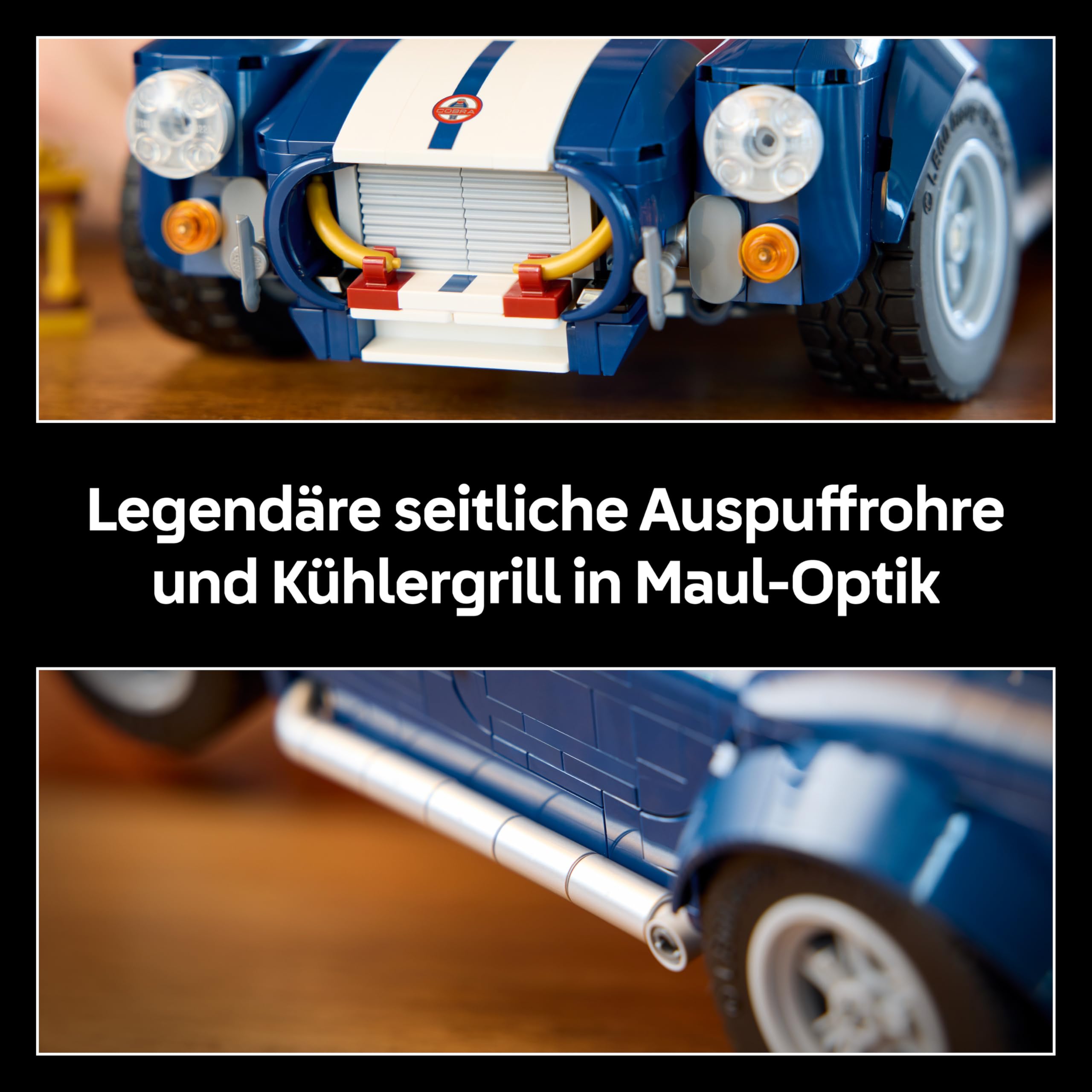 LEGO Shelby Cobra 427 S/C - LEGO 10357 inkl. bedruckter Fliese
