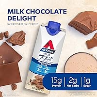 Vista 6 de Atkins Endulge - Barra masticable de nueces y caramelo, favorita de postres, 0.04 oz de azúcar y chocolate con leche, batido de proteínas, 0.55 oz