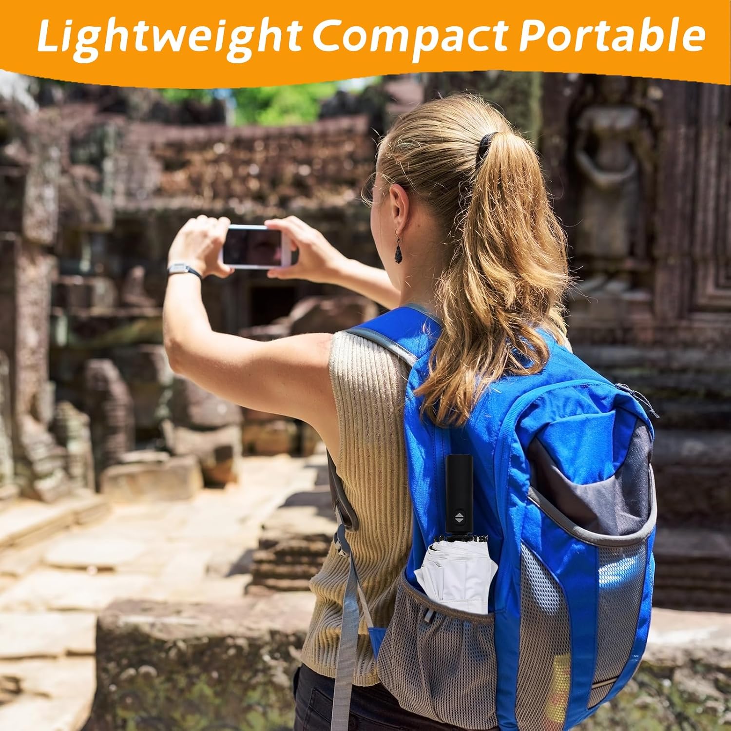 UPF 50+ UV Umbrellas For Sun Protection Compact Travel Folding Sun Umbrella UV Protection Auto Open Close - Image 4