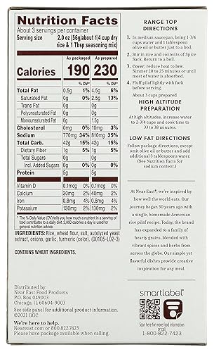 Miniatura 2 de NEAR EAST Pilaf de arroz 609 onzas paquete de 1