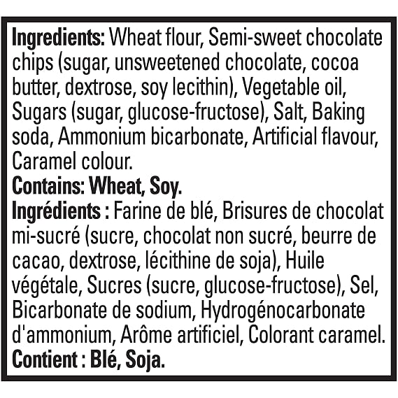 Chips Ahoy! Original, Bag of Mini Chocolate Chip Cookies, 1 Pack, 225g/7.9oz, (Imported from Canada)
