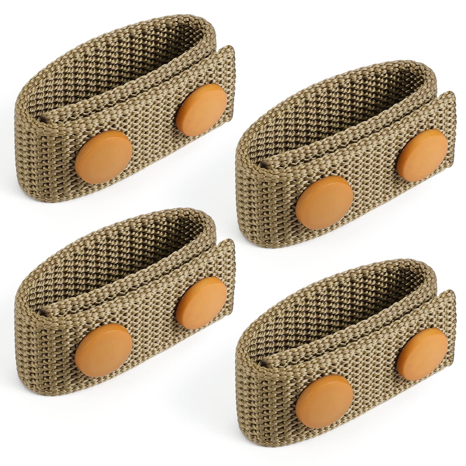 FRTKK Duty Belt Keeper with Double Snaps for 2¼