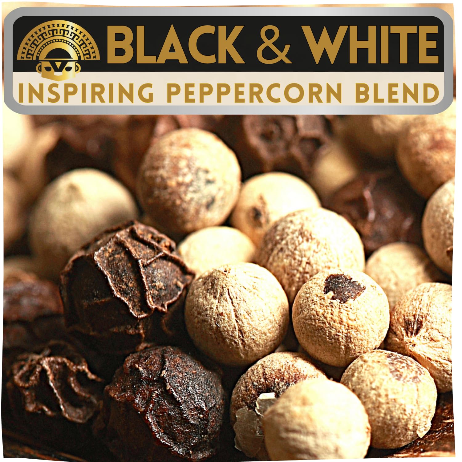 Black & White Peppercorns for Grinder Refill YUPANQUI, Peppercorn Medley of White peppercorns whole Black pepper corns - Mignonette pepper corns for grinder - Gourmet Peppercorn Blend for Pasta & Asian Cuisine 8oz
