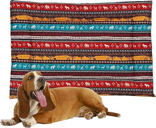 Miniatura 16 de Downtown Pet Supply Almohadilla para jaula de perro, azul y bígaro, XS, impermeable, tela de nailon Ripstop, a prueba de mordidas, lavable a máquina