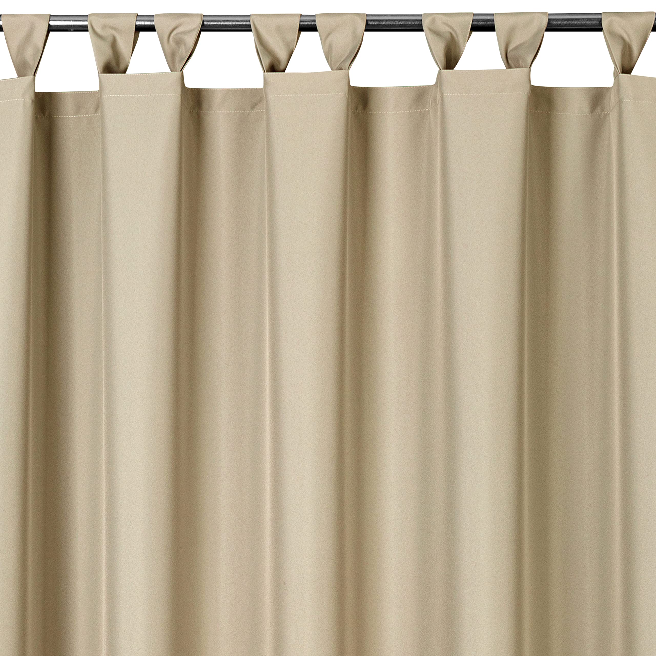 Eurofirany GARDEN Tenda de Esterni con Passanti - 1 Pezzo. Tende impermeabili per Terazze, Tenda per Gazebo Pergolata Patio Balcone, Protezione Solare e Privacy, 155x200 cm, Beige Chiaro - 3