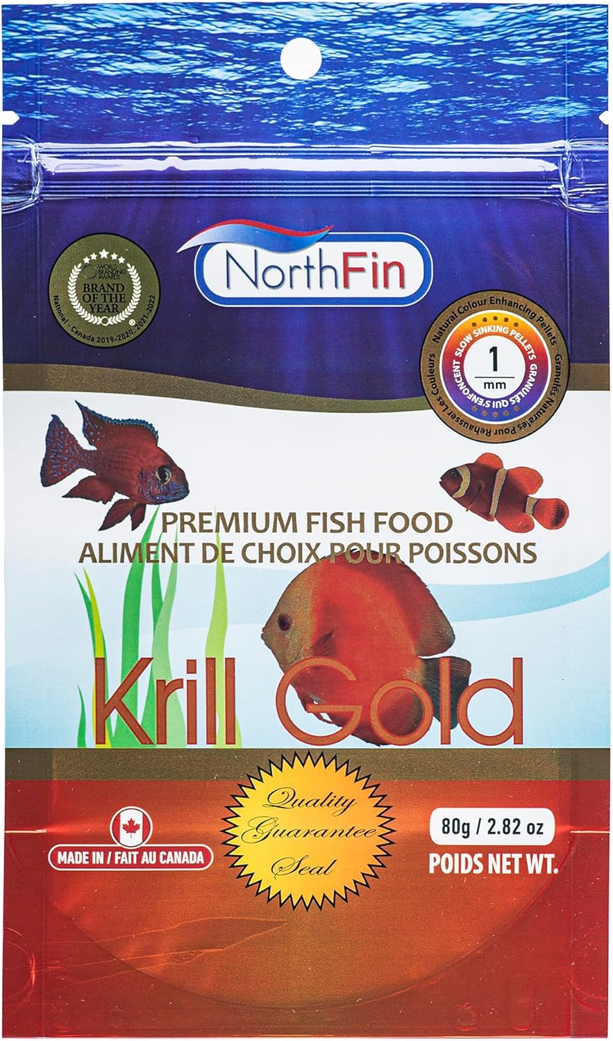 Northfin Fish Food Krill Formula Slow Sinking Pellets (3mm 500g)