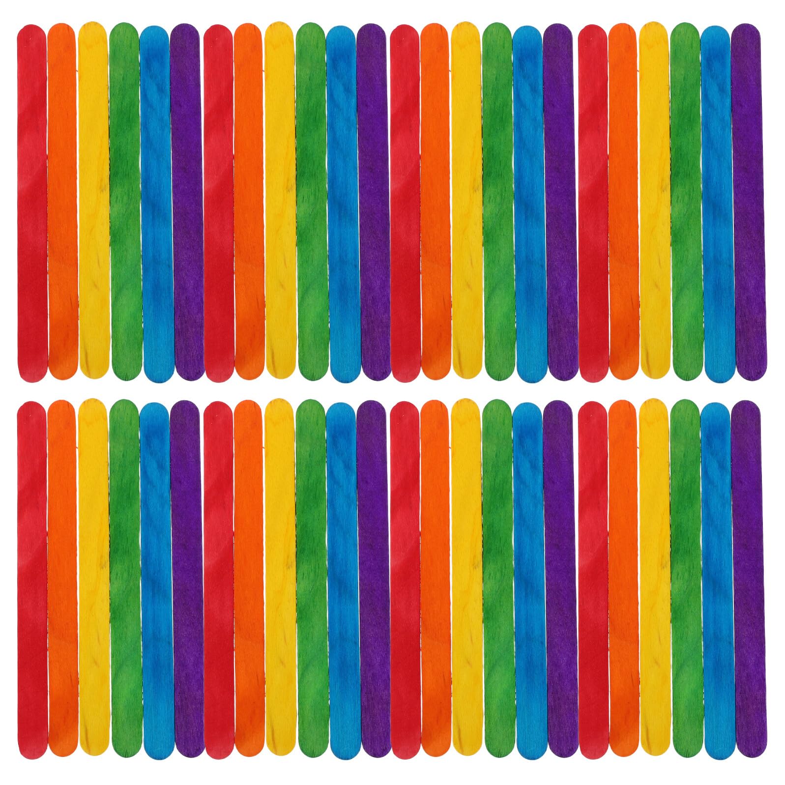 500 Palitos de Helado de Colores Palitos de Madera para Manualidades Niños Aula Creatividad Proyectos de Repostería